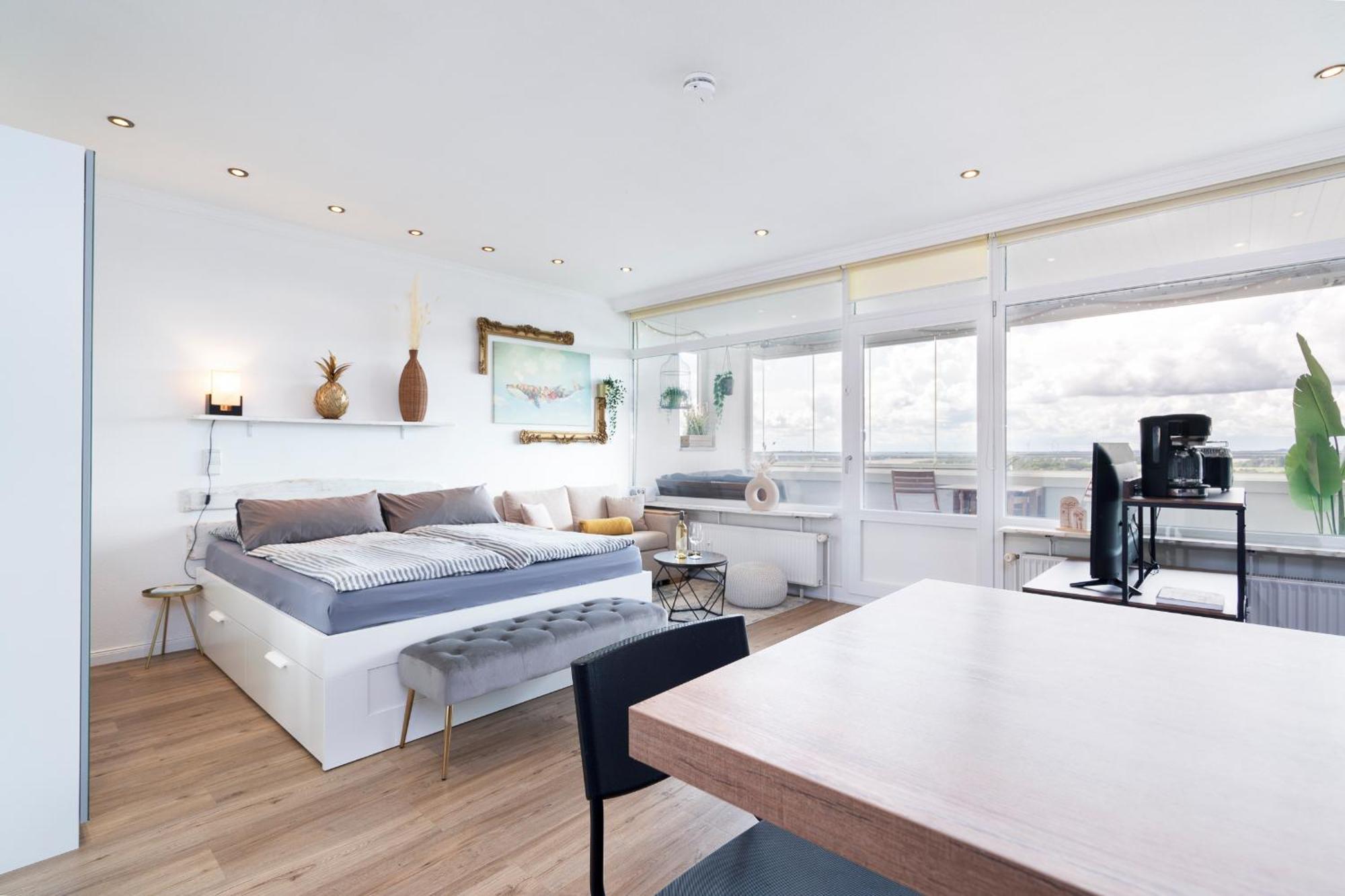 Penthouse Wolke 12 mit unglaublichem Ausblick - Meerblick Sierksdorf Exterior foto